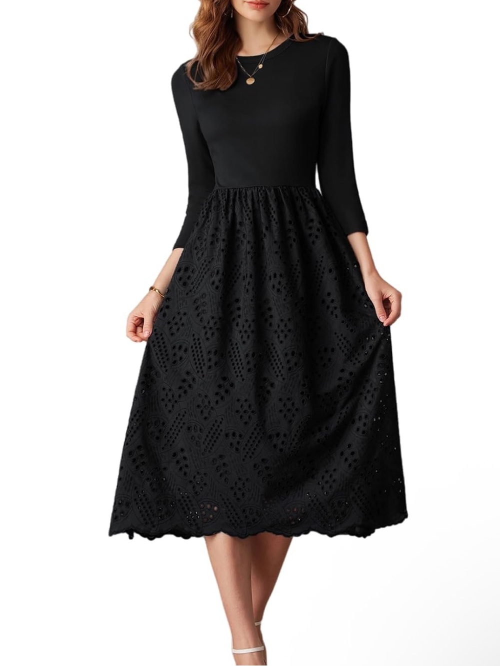 Grace Karin 🔥 Woman’s 3/4 Sleeve Dress w Pockets